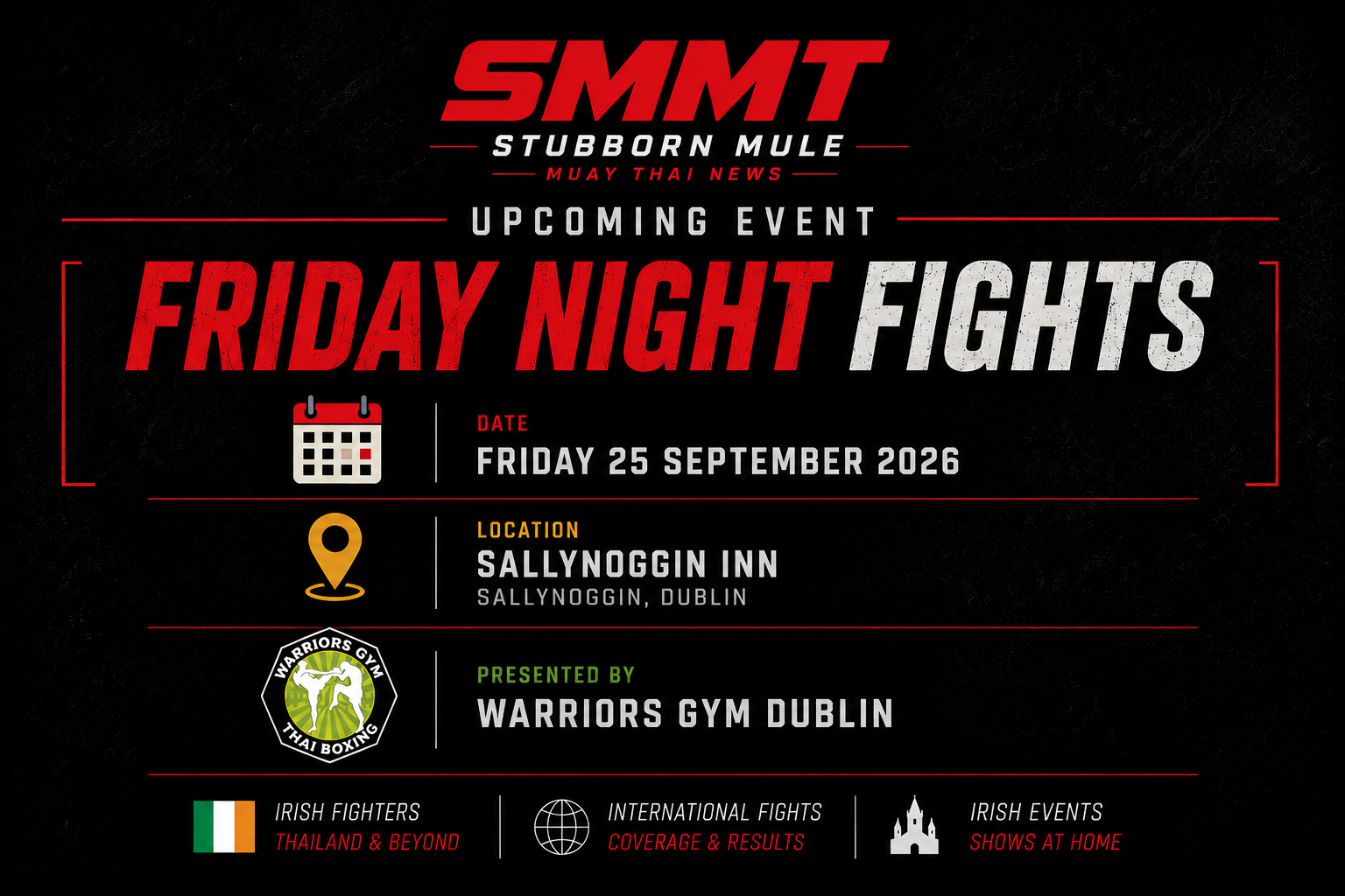 Warriors Gym presents: Friday Night Fights
