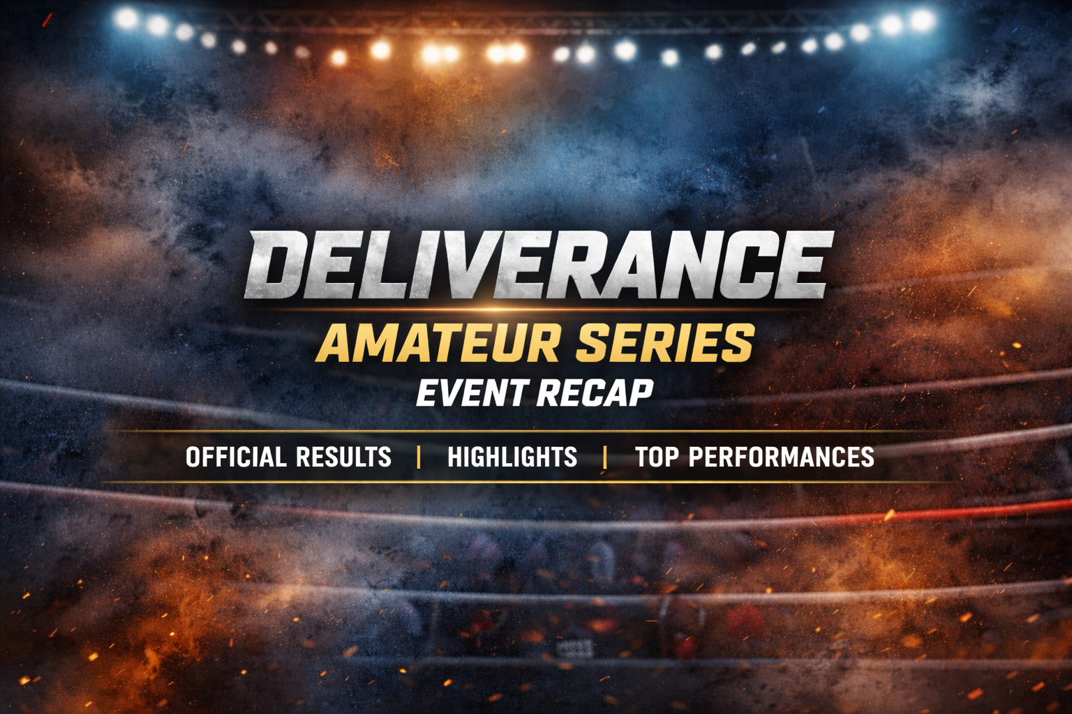 Deliverance Amateur Series Delivers High-Level Muay Thai Action