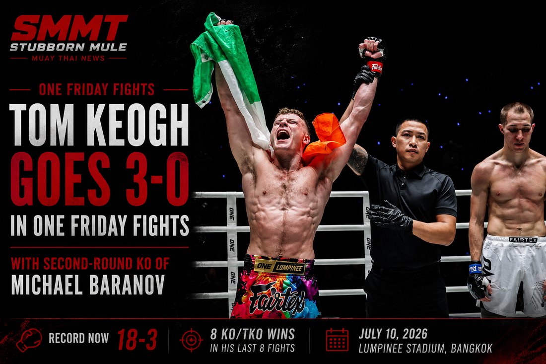 Tom Keogh continues his impressive run on the ONE Friday Fights