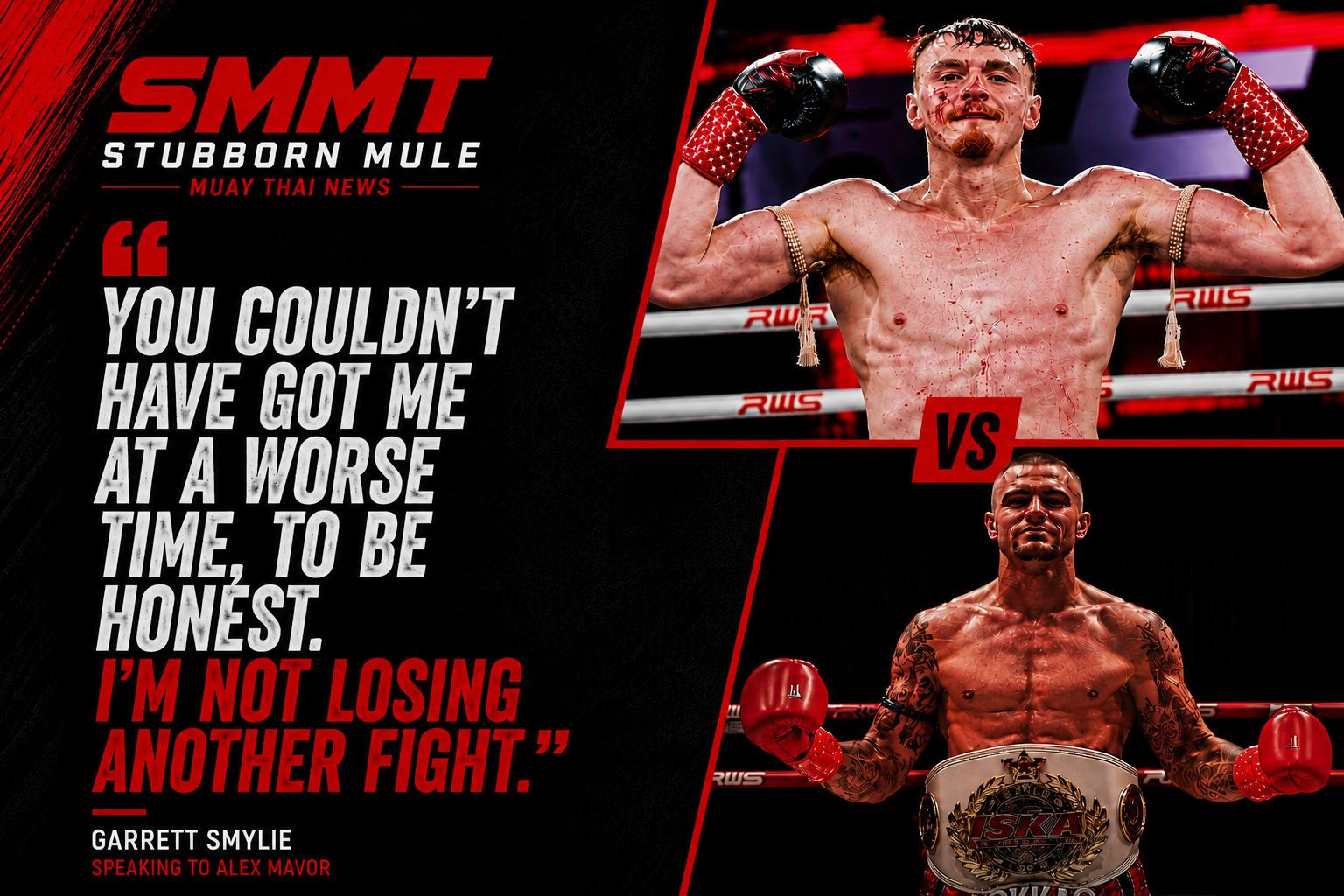 Redemption on the Line: Garett Smylie and Joe Craven Set for High-Stakes Clash