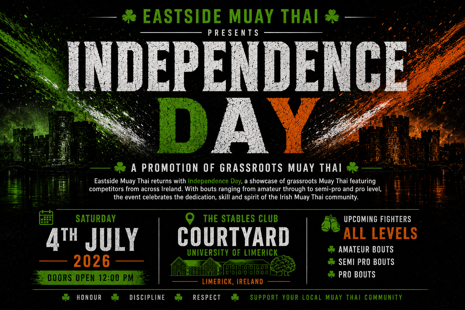 Eastside Muay Thai Presents: Independence Day Muay Thai Show July 4th