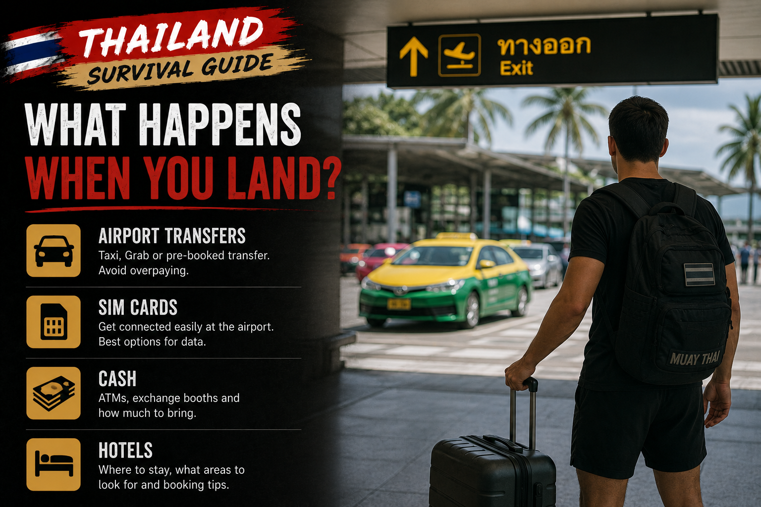 What Actually Happens When You Land? (Airport, SIM Cards, Cash & Getting to Your Hotel)
