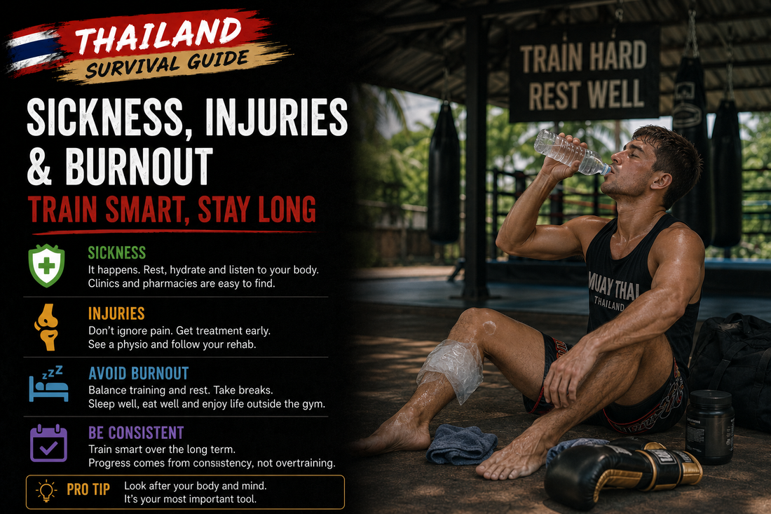How to Deal with Sickness, Injuries, and Burnout While Training in Thailand