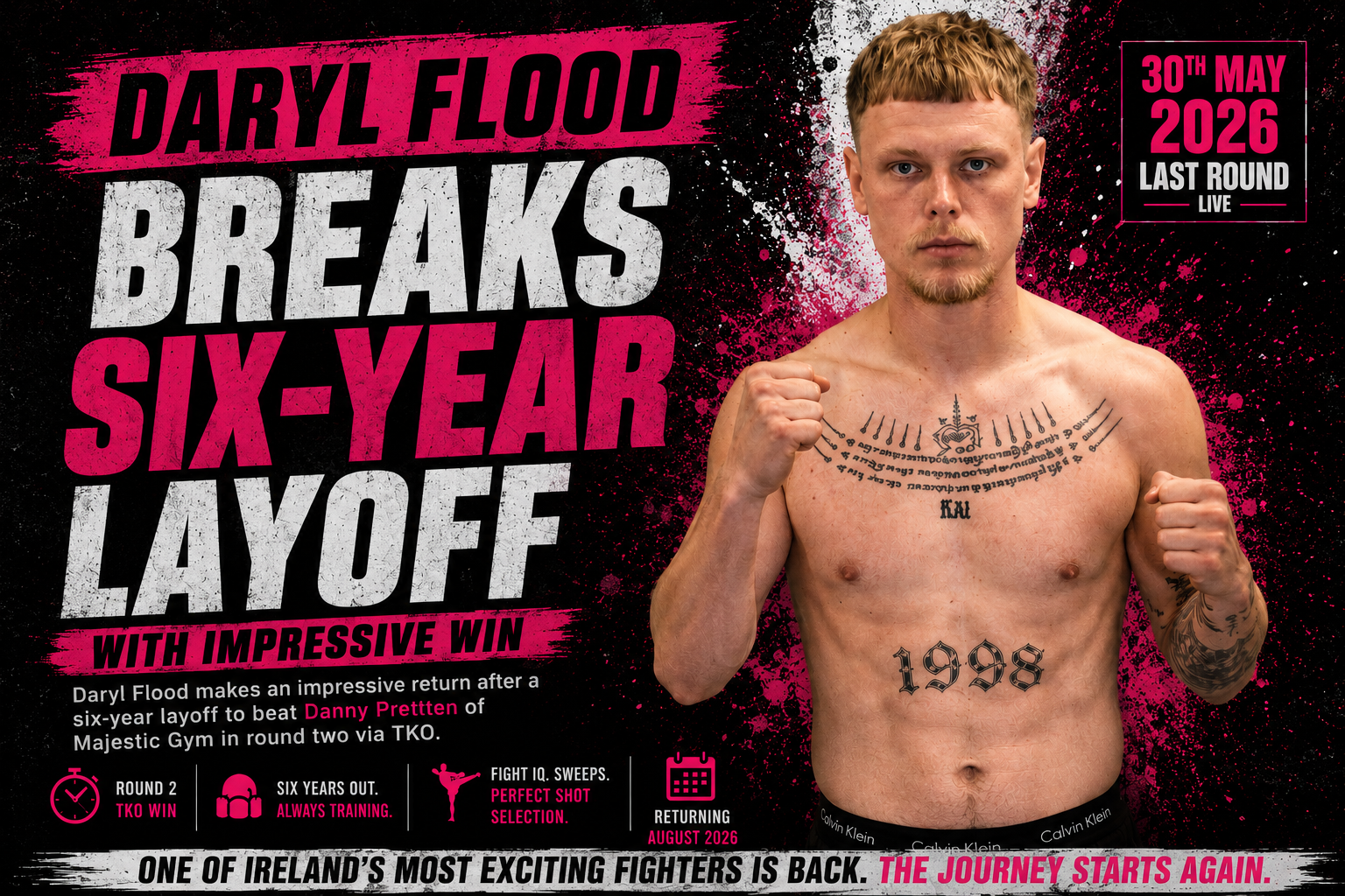 Daryl Flood Breaks Six-Year Layoff With Impressive Win