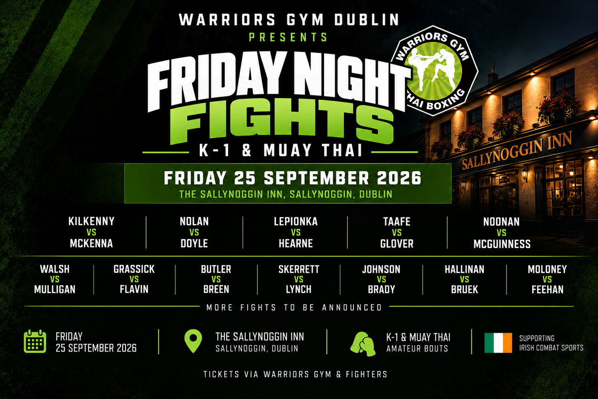 Warriors Gym presents: Friday Night Fights