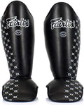 Fairtex Competition Muay Thai Shin Guards, SP5 Black