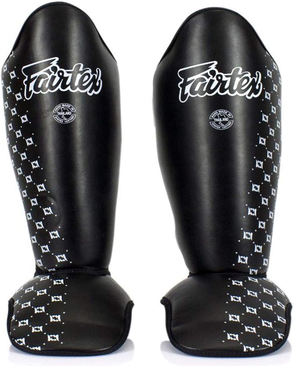 Fairtex Competition Muay Thai Shin Guards, SP5 Black