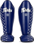 Fairtex Competition Muay Thai Shin Guards, SP5 Blue