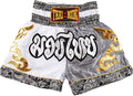 Thai - Boxing Shorts White and Grey