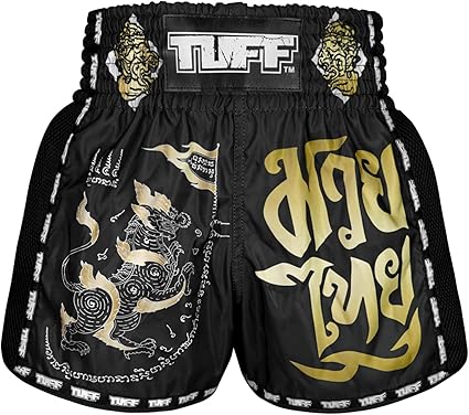 Tuff Muay Thai Shorts Gold Guardian