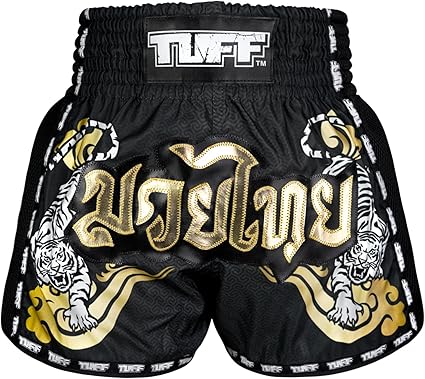 Tuff Muay Thai Shorts Tigers Black