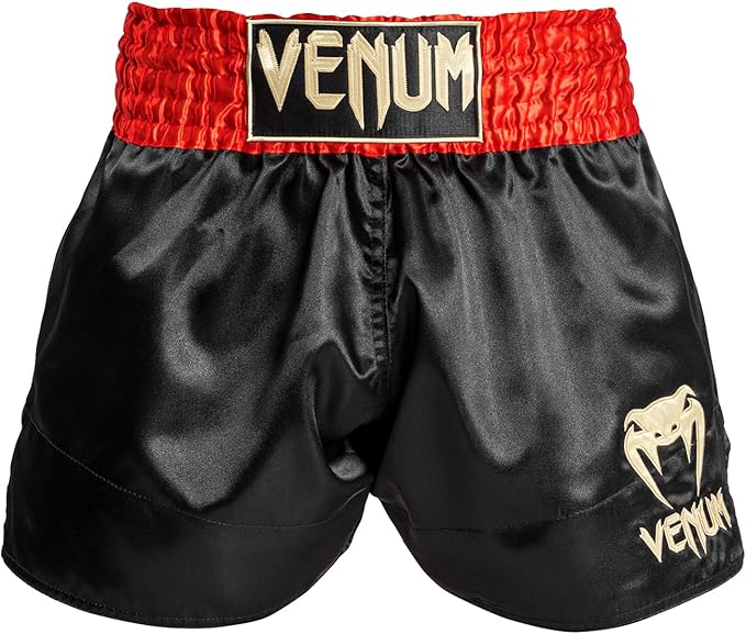 Venum Muay Thai Shorts Black And Red