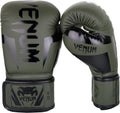 Venum Elite Boxing Gloves Green and Black