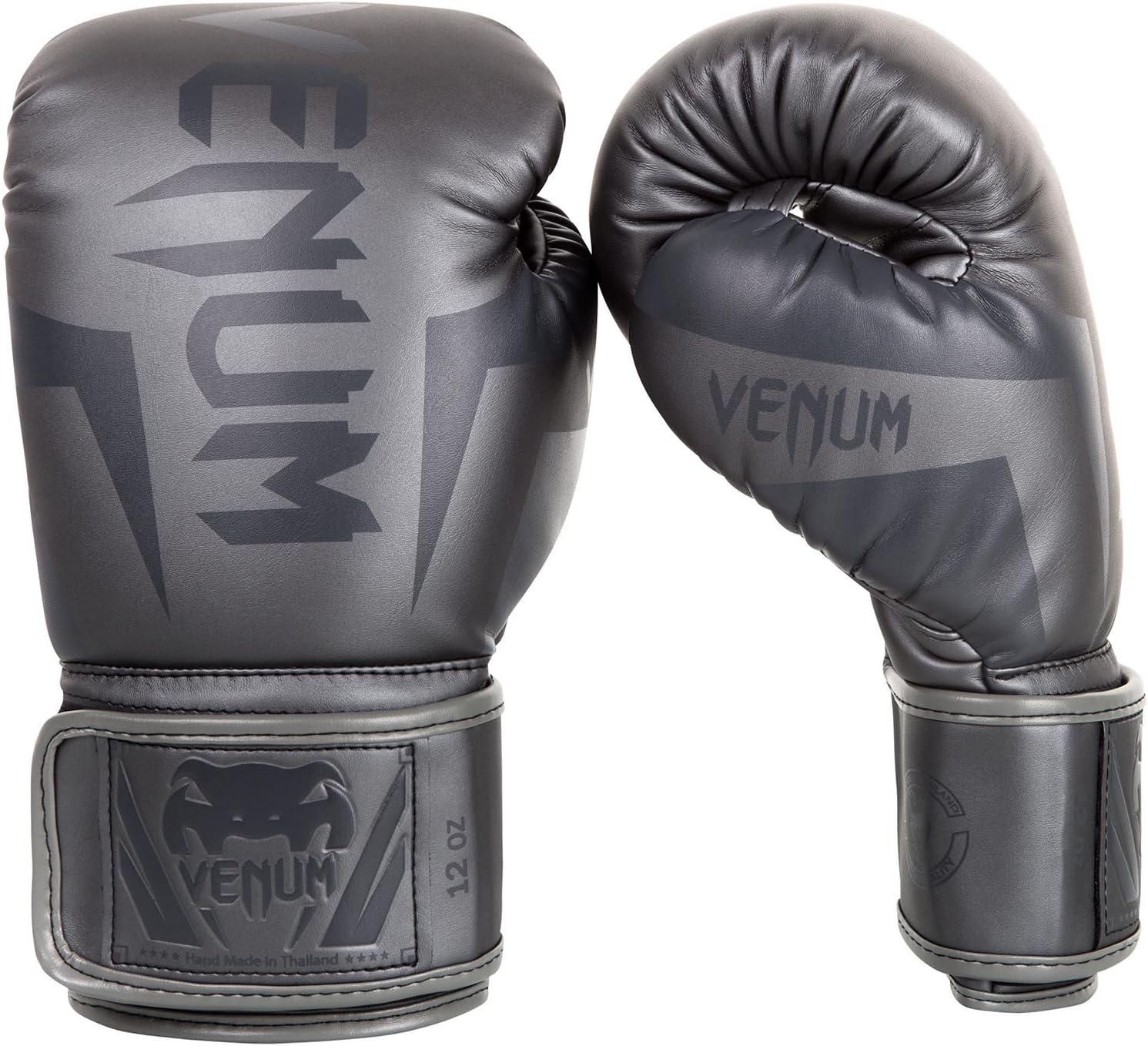 Venum Elite Boxing Gloves Grey