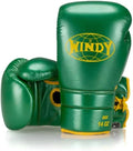 Windy Elite Leather Lace Gloves Green/Yellow